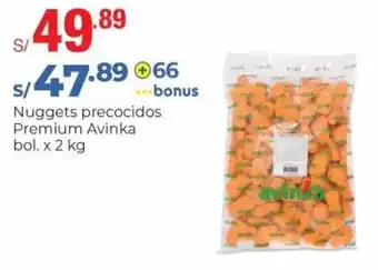 Metro Nuggets Precocidos Premium Avinka x 2kg oferta