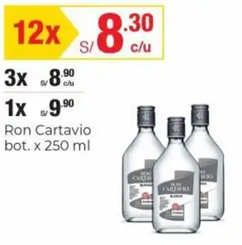 Metro Ron Cartavio 12 x 250ml oferta