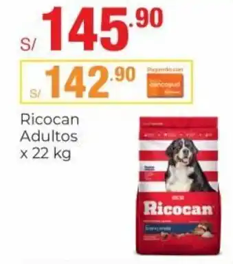 Metro Ricocan Adultos x 22kg oferta