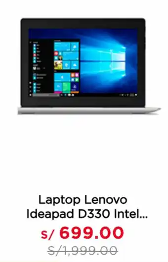 La Curacao Laptop Lenovo Ideapad D330 Intel oferta