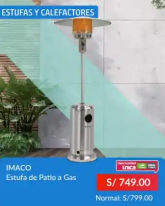 Sodimac Imaco Estufa de Patio a Gas oferta
