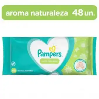 Freshmart Toallitas húmedas pampers aroma naturaleza paquete 48 unidades - unidad oferta