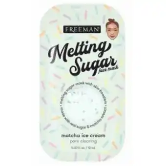 Freshmart Freeman mascarilla facial con azúcar real y polvo de té verde 10ml - unidad oferta
