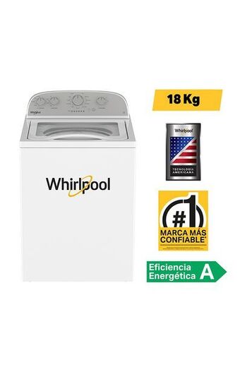 Tiendas EFE Lavadora whirlpool 18kg 4gwtw1805lw oferta