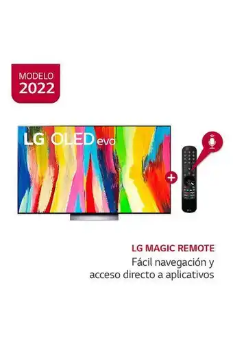 Tiendas EFE Tv lg oled 55' 4k smart thinq ai oled55c2psa (2022) oferta