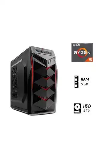 Tiendas EFE Desktop gamer ryzen 5 3.2 ghz ram 8gb disco 1tb oferta