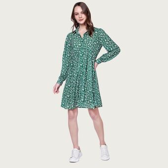 Mentha & Chocolate Vestido daria print oferta