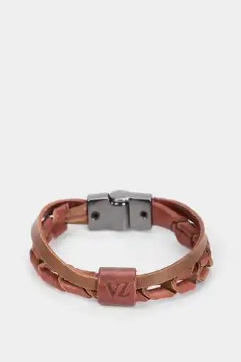 Vélez Manilla cipria artesanal de cuero para hombre contrastes terracota oferta