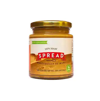 Tottus Spread mantequilla 100% de maní 230 g oferta