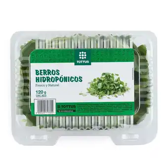 Tottus Berros hidropónicos tottus 120 g oferta