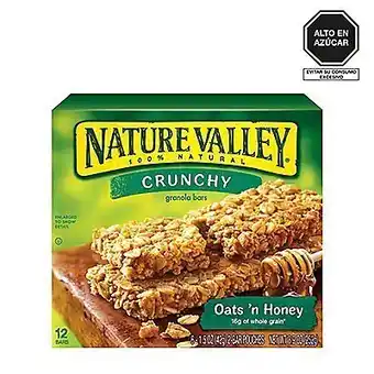 Tottus Barras de cereal nature valley avena y miel oferta