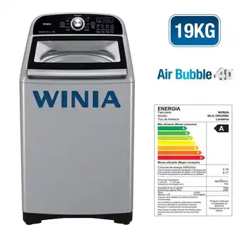 Tottus Lavadora carga superior 19kg wla190grmg oferta