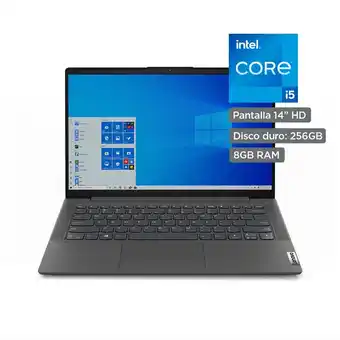 Tottus Laptop lenovo ideapad 5i intel core i5 8gb 256gb ssd 14" hd oferta