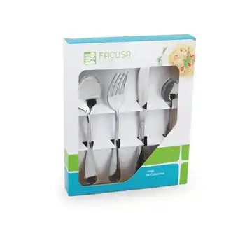 Tottus Set de cubiertos 16 piezas oferta