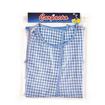 Tottus Mandil escolar plastico tela 8-10 a oferta