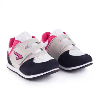 Tottus Zapatilla basic velcro gris 22 oferta