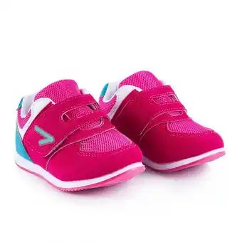 Tottus Zapatilla basic velcro fucsia 27 oferta
