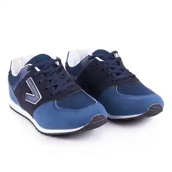 Tottus Zapatilla basic cortes azul 42 oferta