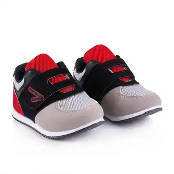 Tottus Zapatilla basic velcro rojo 22 oferta