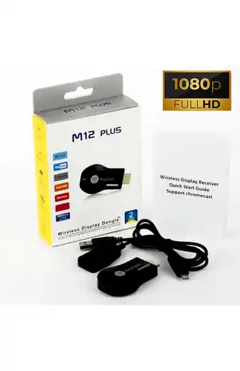 Tiendas EFE Anycast proyección m12 plus tv stick 1080p hd hdmi smart tv hdmi oferta