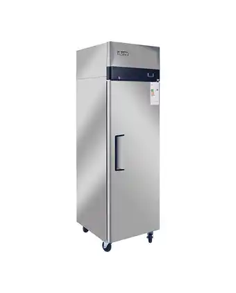 Tiendas EFE Armario frigorífico ilumi inox 1 puerta sólida 500l fan cooling oferta