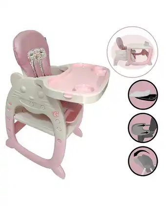 Tiendas EFE Silla de comer voyage gato - rosado oferta