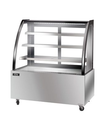 Tiendas EFE Vitrina refrigerada ilumi 1.35x1200 mm 380l vidrio curvo oferta