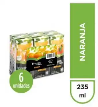 Freshmart Bebida de naranja frugos del valle - caja 235ml (pack x6) - pack oferta