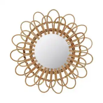 Casaideas Espejo rattan flor 35x3 cm oferta
