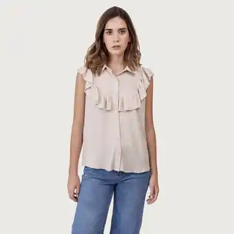 Mentha & Chocolate Blusa agata beige oferta
