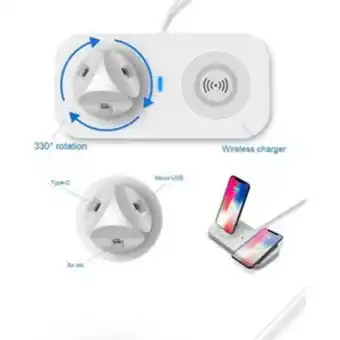 Linio Cargador inalámbrico 3 en 1 - uv02 - m�... oferta