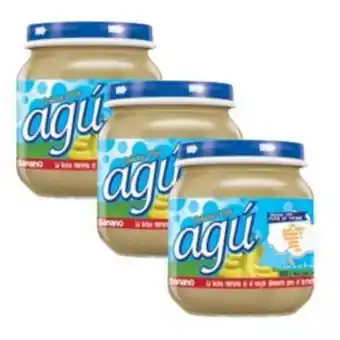 Freshmart Pack x3 colados baby sabor banano agu - frasco 113 gr - unidad oferta