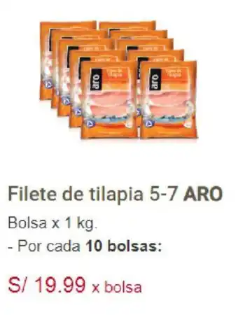 Makro Filete de Tilapia 5-7 Aro x 1kg oferta