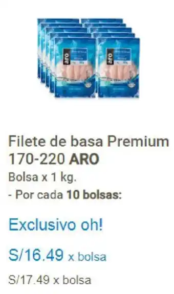 Makro Filete de Basa Premium 170-220 Aro x 1kg oferta