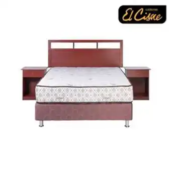 Tai Loy Conjunto box tarima el cisne easy 2 plazas + cabecera + 2 veladores oferta