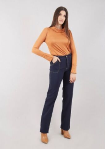 Michelle Belau Polo manga larga oferta