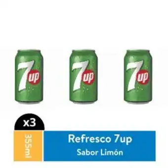 Freshmart 3 x 2 gaseosa 7up - lata 355 ml - unidad oferta