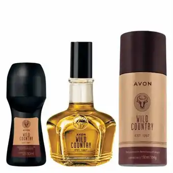 Avon Set x 3 wild country oferta