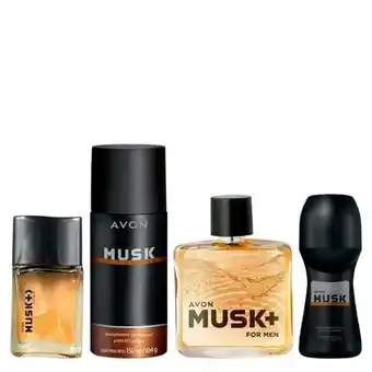 Avon Set x 4 musk for men oferta