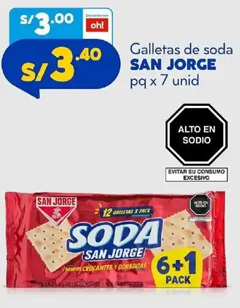 Mass Galletas de Soda San Jorge pq x 7 unid oferta