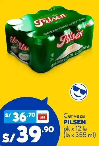 Mass Cerveza Pilsen pk x 12 la x 355ml oferta