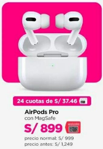 Ripley AirPods Pro con MagSafe oferta