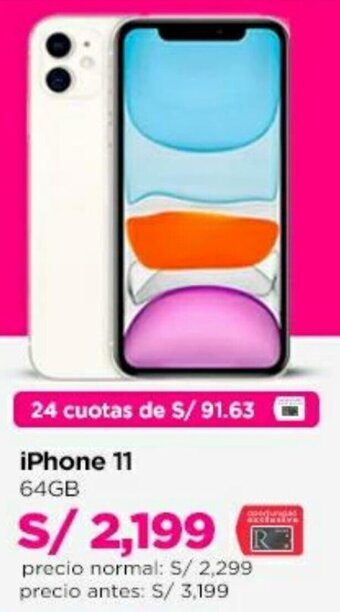 Ripley iPhone 11 64GB oferta