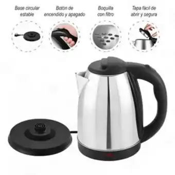 Linio Hervidor de agua eléctrico inoxidable -... oferta