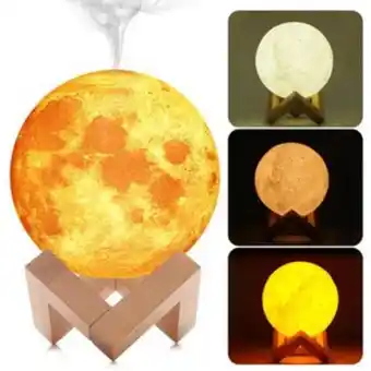 Linio Humificador aromatizado lampara led luna... oferta