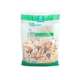 Tottus Mix de col y zanahoria en juliana tottus 250 gr oferta