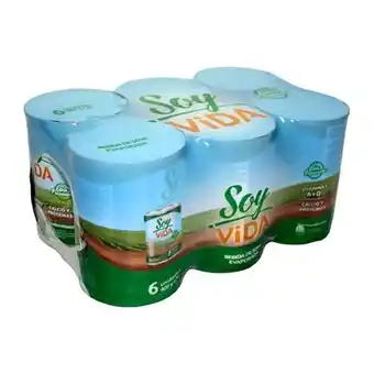 Tottus Six pack bebida de soya soy vida 395 g oferta