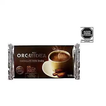 Chocolate para taza cacao orgánico orquidea 100
