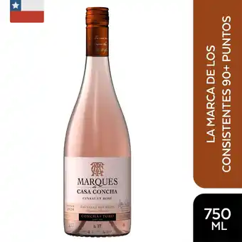 Tottus Vino rosé marques de casa 750 ml oferta