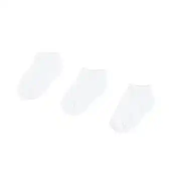 Tottus Medias pack x 3 taloneras blanco t31-33 oferta